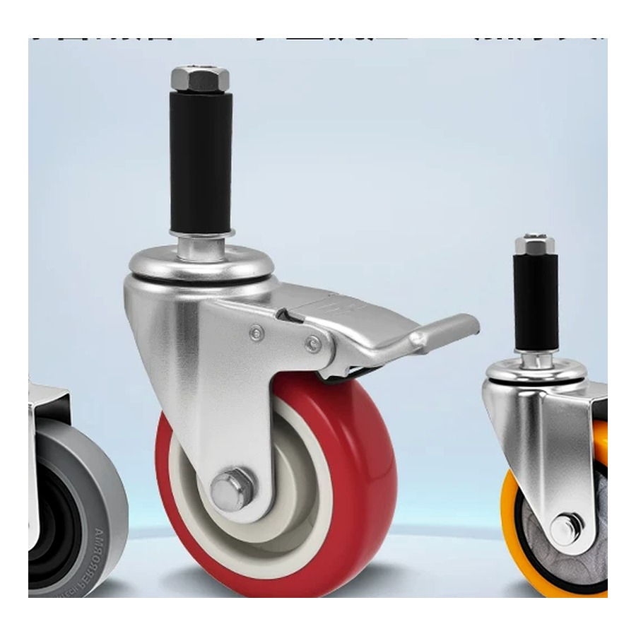 Lean Pipe Insert Stem and ESD Casters