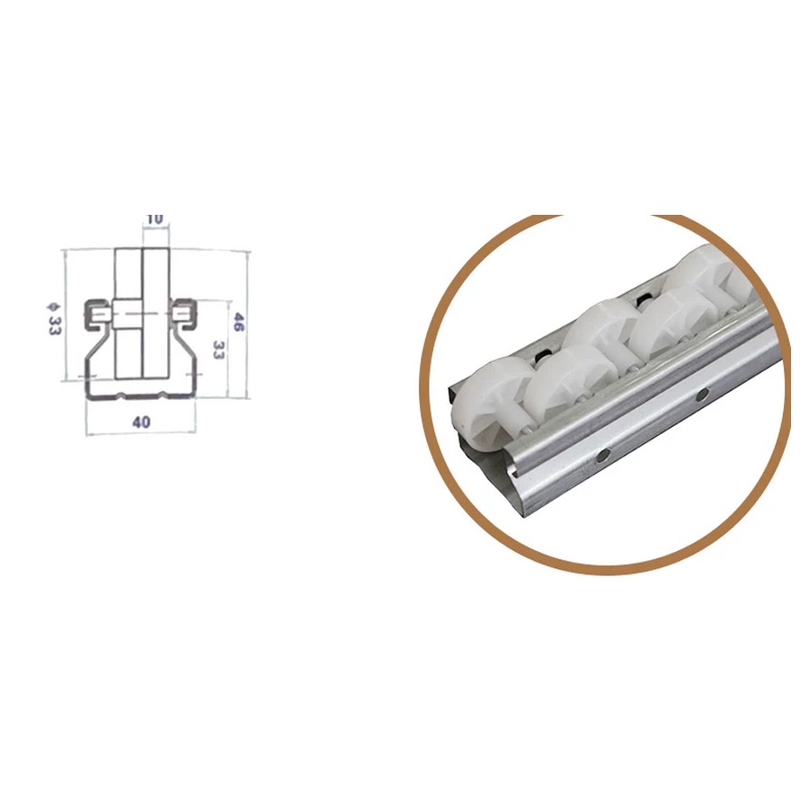 Heavy Duty Flow Rack Rails