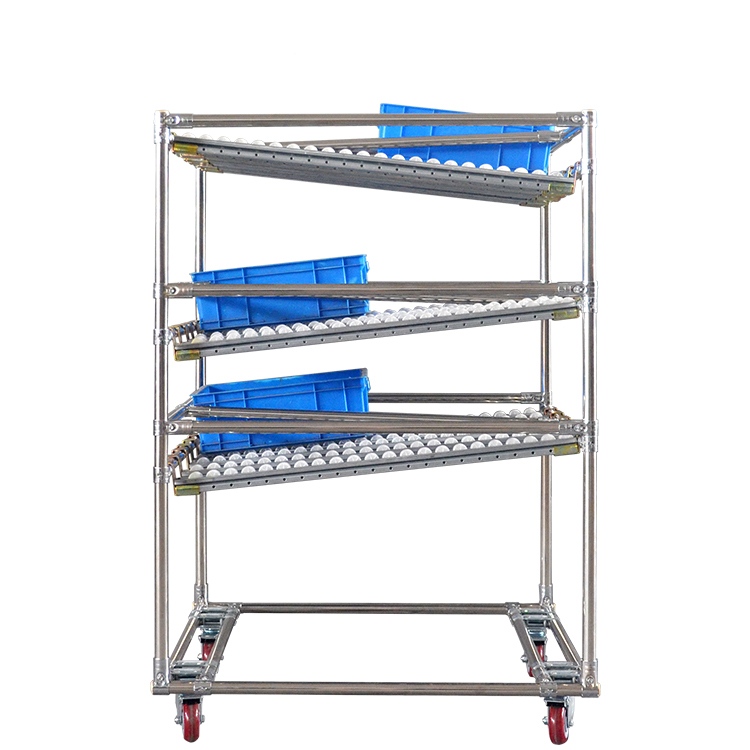 Multi-Layer Roller Track Rack