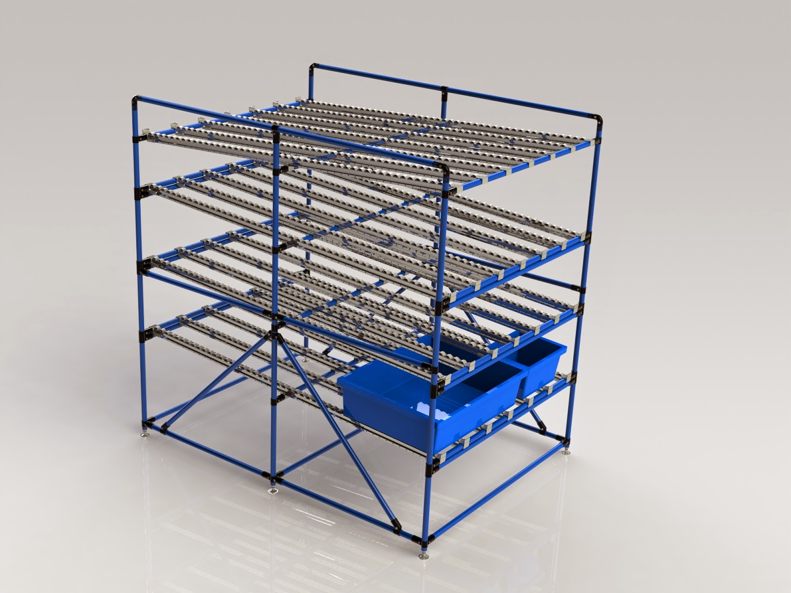 Custom Flow Rack and Kitting Rack | YWB-FR05 | Yusilean