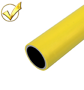 28mm PE Coated Steel Lean Pipe | Modular Tube System | Yusilean