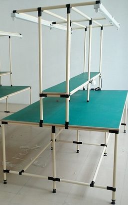 ESD Double-side Workbench w/ Light - Yusilean